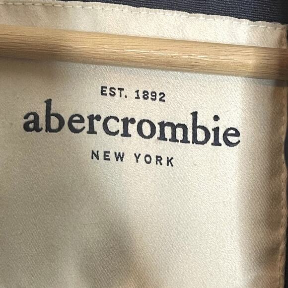 ABERCROMBIE NEW YORK NAVY BLUE WOMEN'S PUFFER DOWN VEST SIZE XL YOUTH - Picture 5 of 7